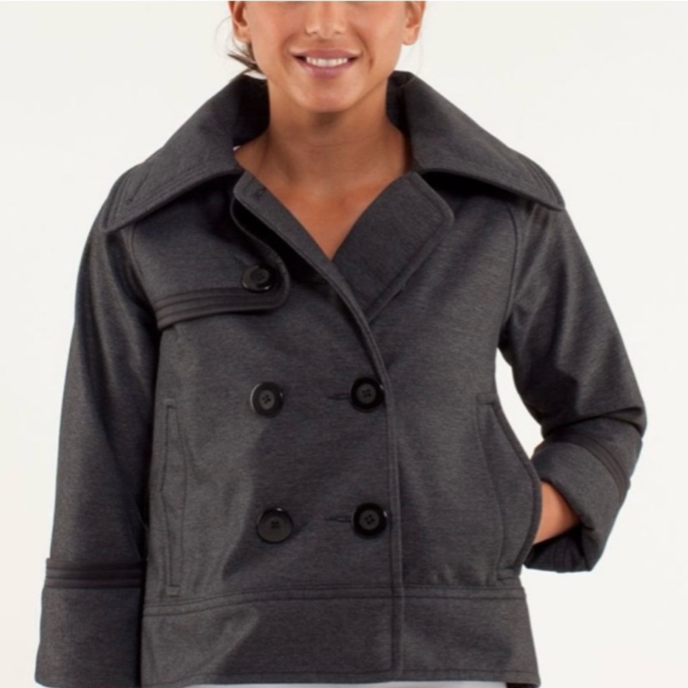 Lululemon Coco Softshell Black/Grey Jacket - image 3